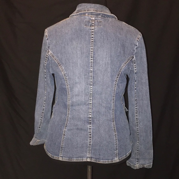 Denim stretch blazer - Picture 7 of 8